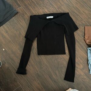 Off the shoulder sweater top